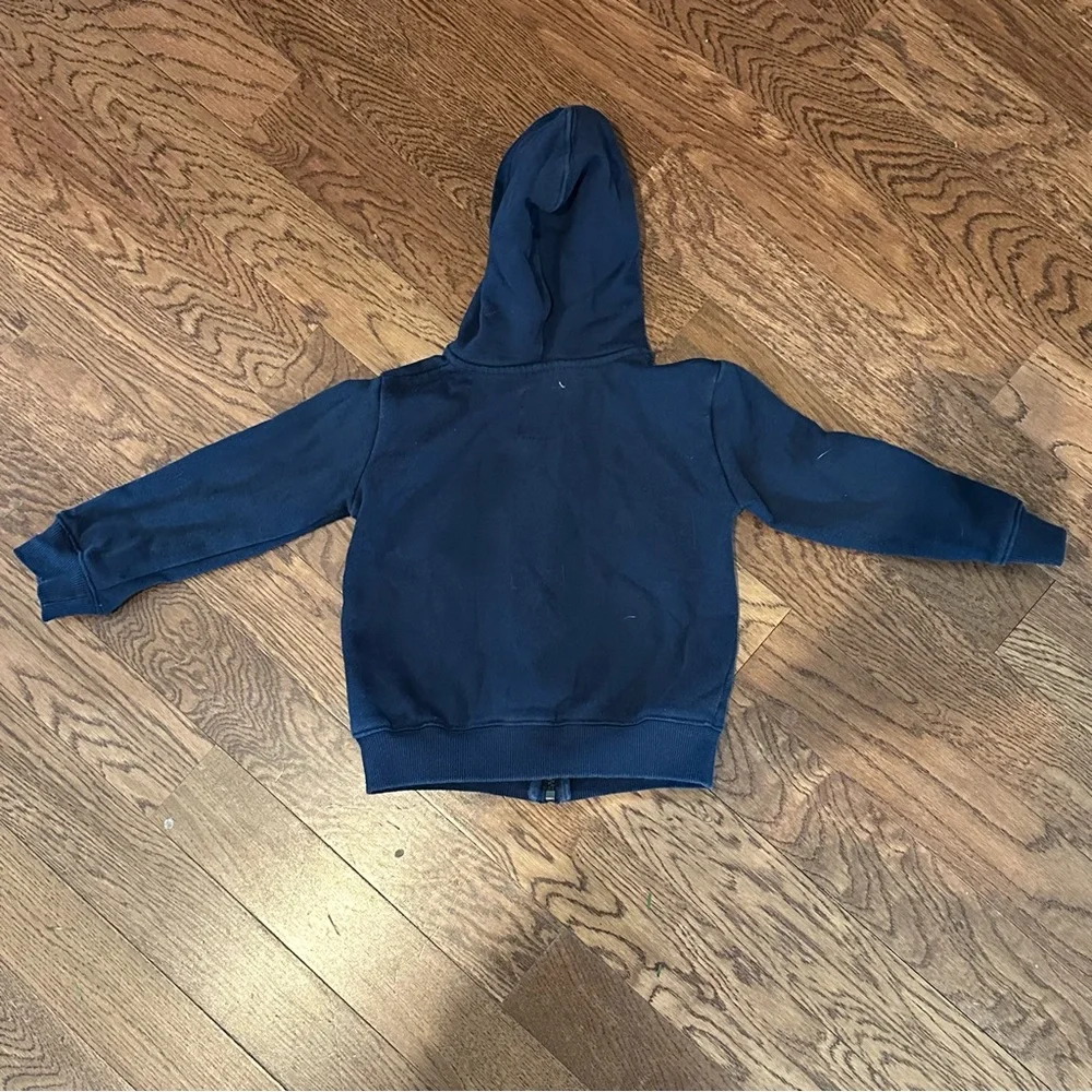 Levi's Logo Toddler Navy Blue Zip Up Hoodie Jacket size 3T